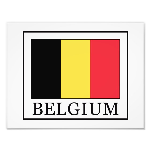 Belgien Fototryck (Framsidan)
