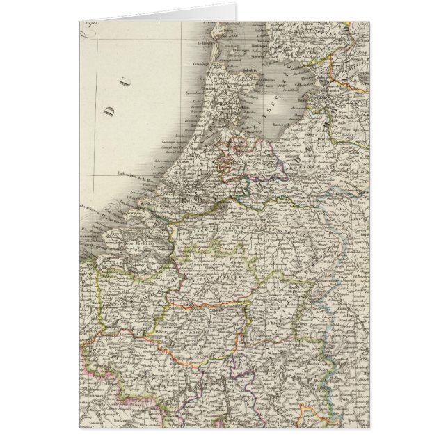 Belgien, Hollande - Belgien, Nederländerna Hälsningskort (Framsidan)