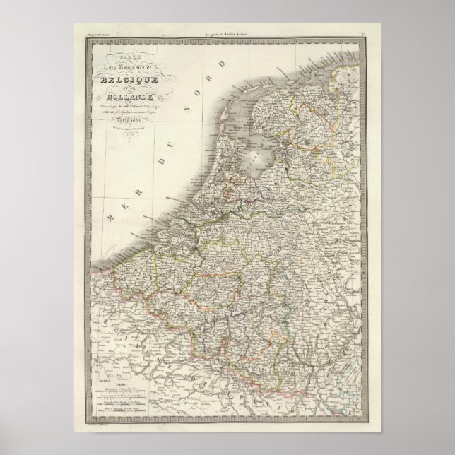 Belgien, Hollande - Belgien, Nederländerna Poster (Framsidan)