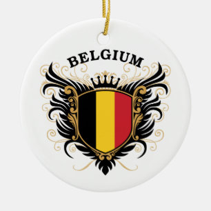 Belgien Julgransprydnad Keramik