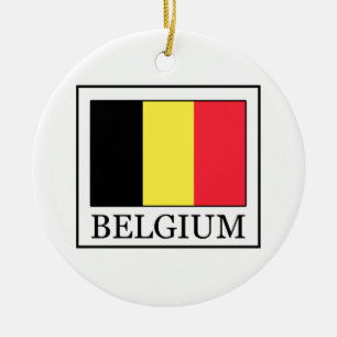 Belgien Julgransprydnad Keramik