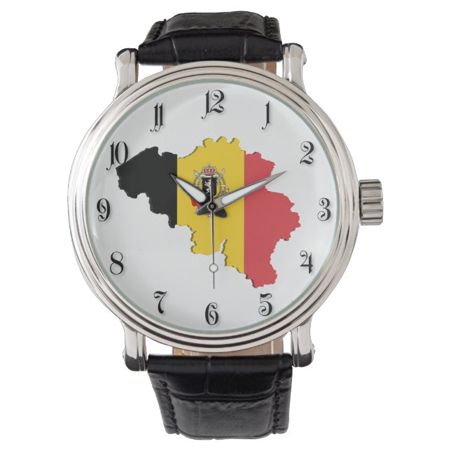 Belgien karta armbandsur (Framsida)