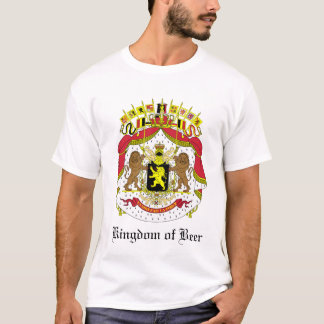 Belgien lag av armkungariket av ölT-tröja T-shirt