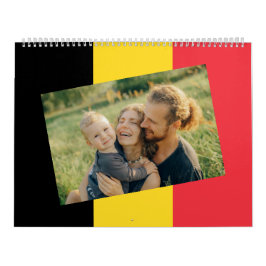 Belgien | Lägg till ditt foto belgiskt Flagga 2026 Kalender