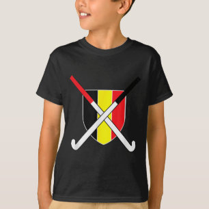 Belgien Landhockey Var Belgien Clic Flagga Tee