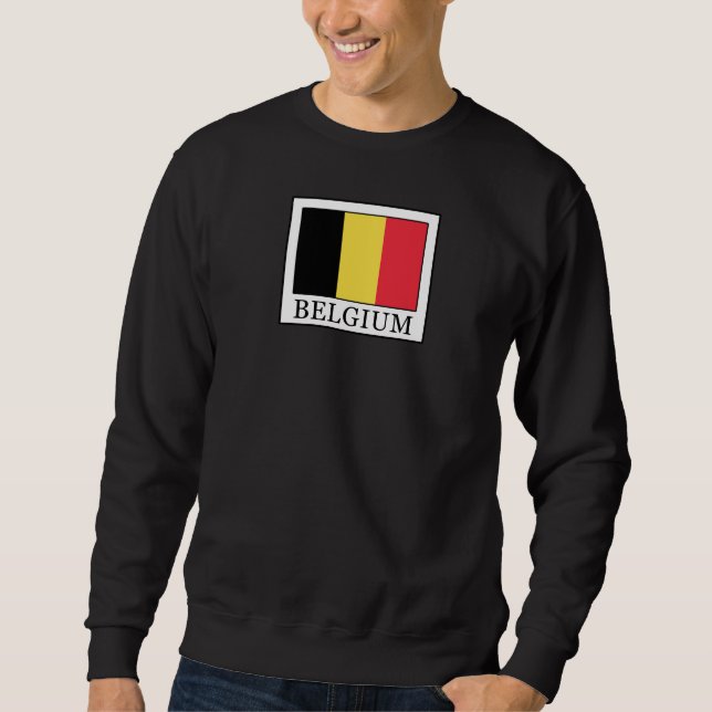 Belgien Långärmad Tröja (Framsida)