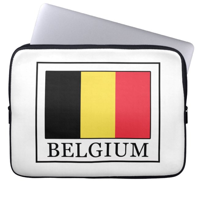 Belgien Laptop Sleeve (Framsidan)