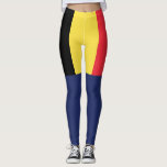 Belgien Leggings<br><div class="desc">Belgien flagga</div>