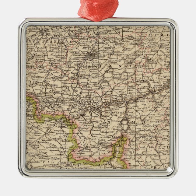 Belgien Luxemburg Julgransprydnad Metall (Framsidan)