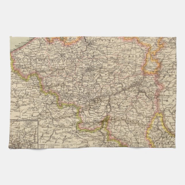 Belgien Luxemburg Kökshandduk (Horisontell)