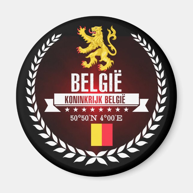 Belgien Magnet (Framsidan)