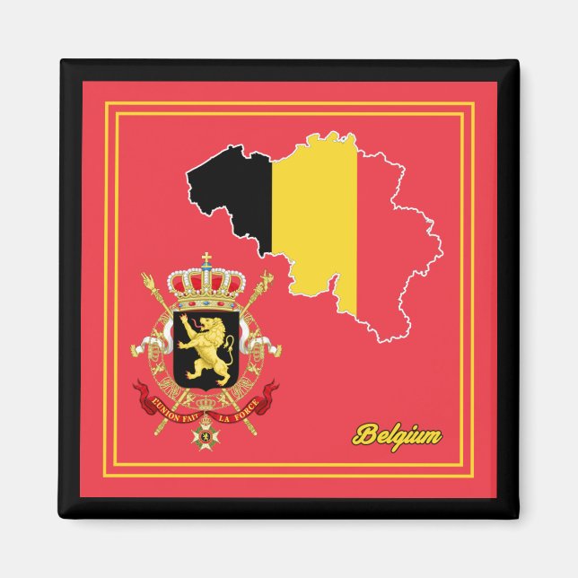 Belgien Magnet (Framsidan)