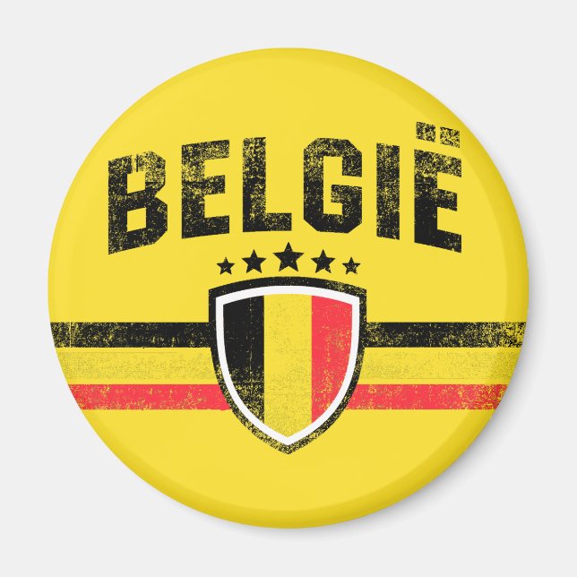 Belgien Magnet (Framsidan)