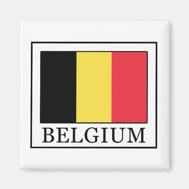 Belgien Magnet (Framsidan)