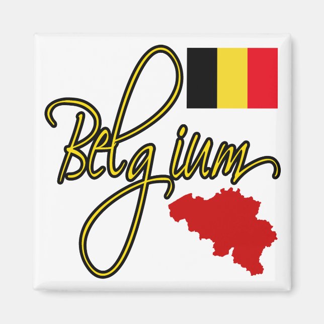 Belgien Magnet (Framsidan)