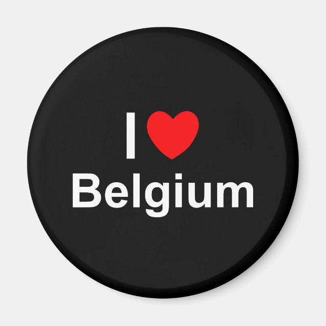 Belgien Magnet (Framsidan)