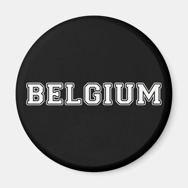 Belgien Magnet (Framsidan)