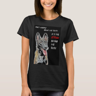 Belgien Malinois och Attitude T-Shirt