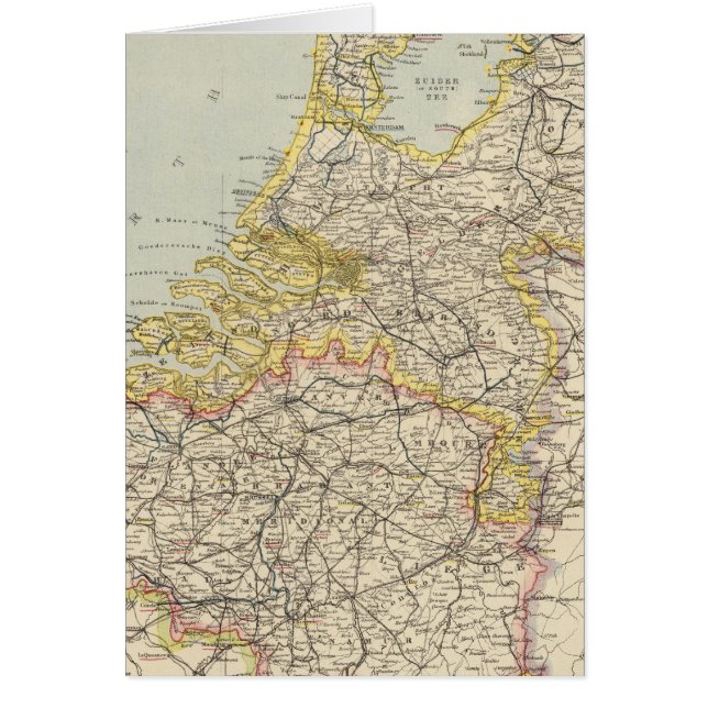 Belgien, Nederländerna Hälsningskort (Framsidan)