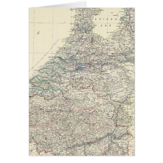 Belgien, Nederländerna Hälsningskort (Framsidan)