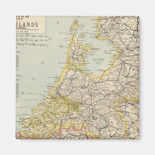 Belgien, Nederländerna Magnet (Framsidan)