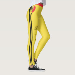 Belgien och Belgiska Flagga, mode, fläkt/idrott Leggings