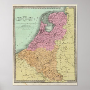 Belgien och Holland Poster