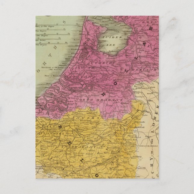 Belgien och Holland Vykort (Framsida)