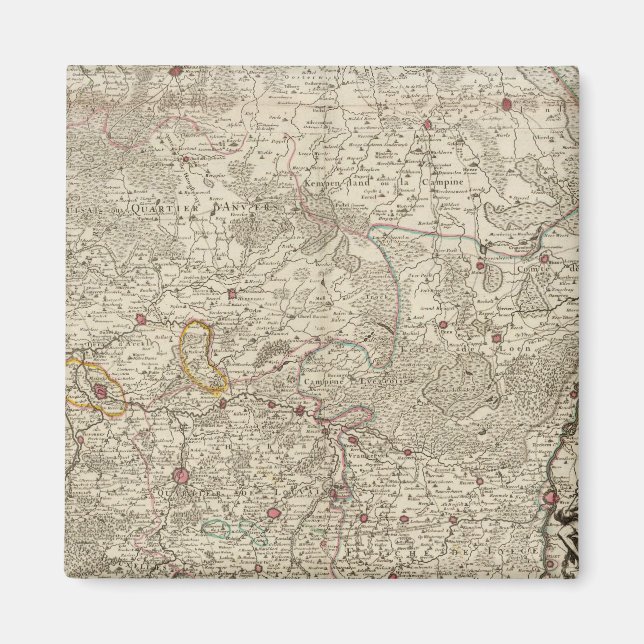 Belgien och Nederländerna Magnet (Framsidan)