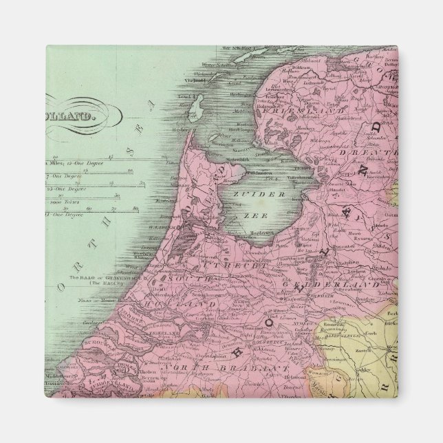 Belgien och Nederländerna Magnet (Framsidan)