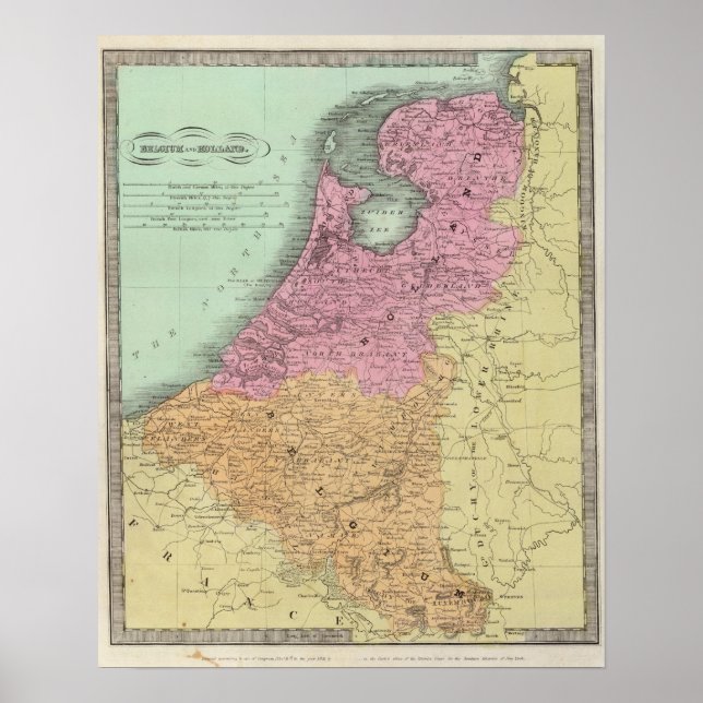Belgien och Nederländerna Poster (Framsidan)