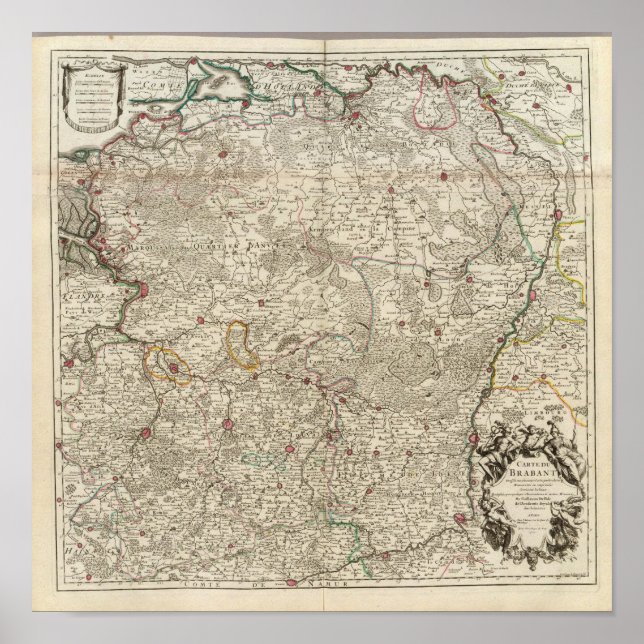 Belgien och Nederländerna Poster (Framsidan)