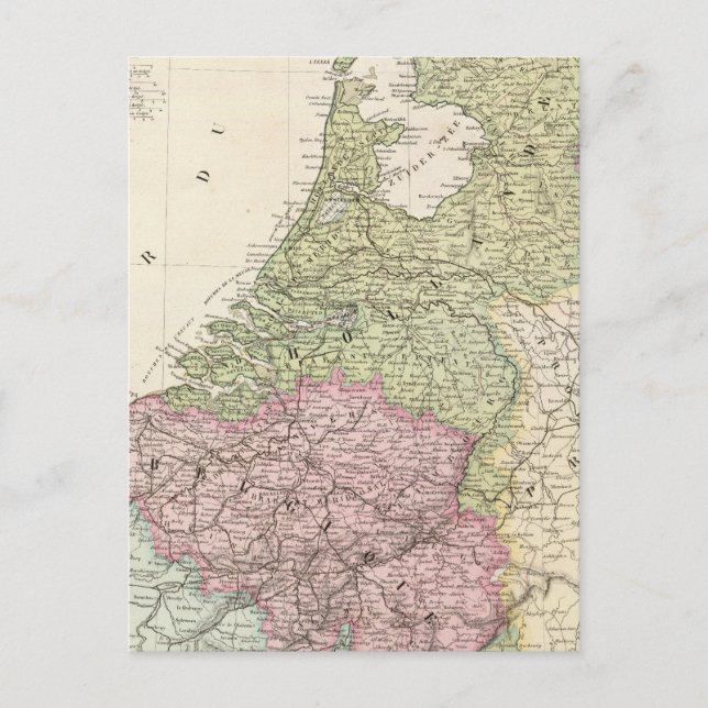 Belgien och Nederländerna Vykort (Framsida)