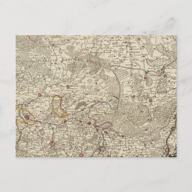 Belgien och Nederländerna Vykort (Framsida)