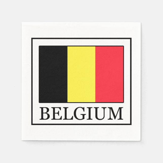Belgien Pappersservett (Framsidan)