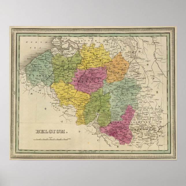 Belgien Poster (Framsidan)