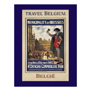 Belgien Resaaffisch (1923) Fototryck