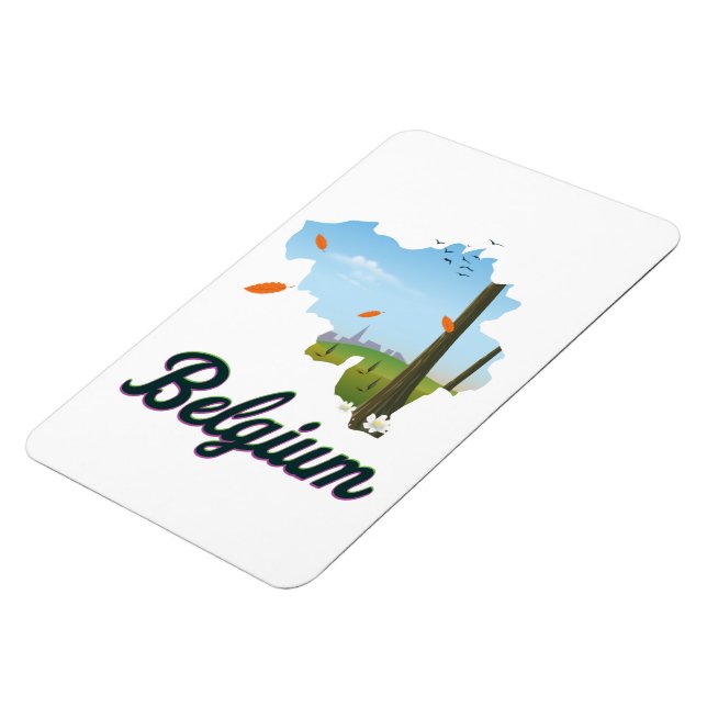 Belgien resaffisch. magnet (Vänstra Sidan)