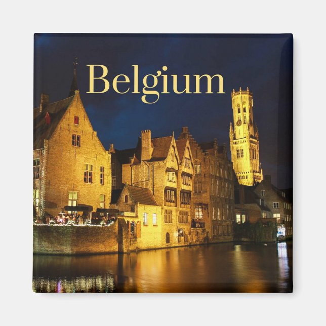 Belgien Souvenir Magnet (Framsidan)