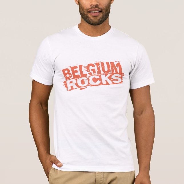 Belgien stenar t-shirt (Framsida)