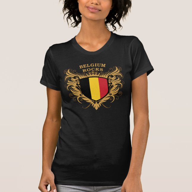 Belgien stenar t-shirt (Framsida)