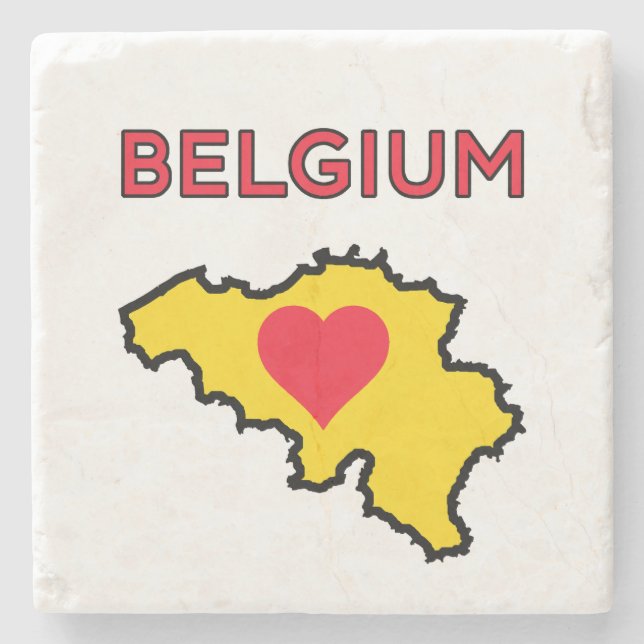 Belgien Stenunderlägg (Framsidan)