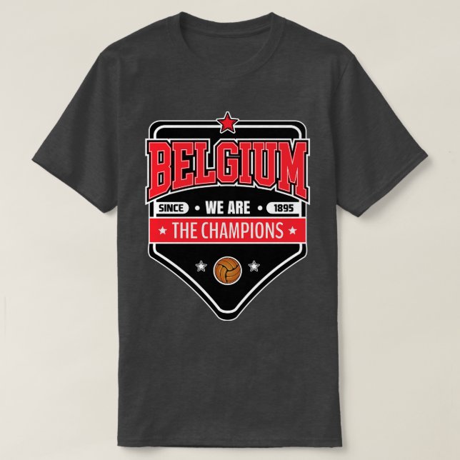 Belgien SuperBadge T Shirt (Design framsida)