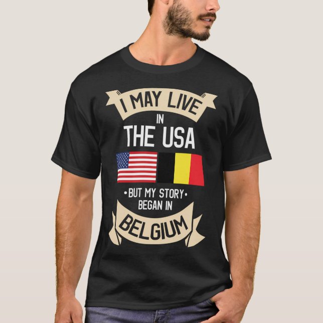 Belgien T Shirt (Framsida)