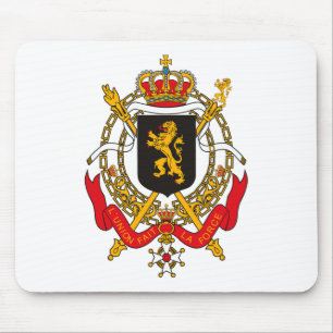 Belgien vapensköld Mousepad Musmatta