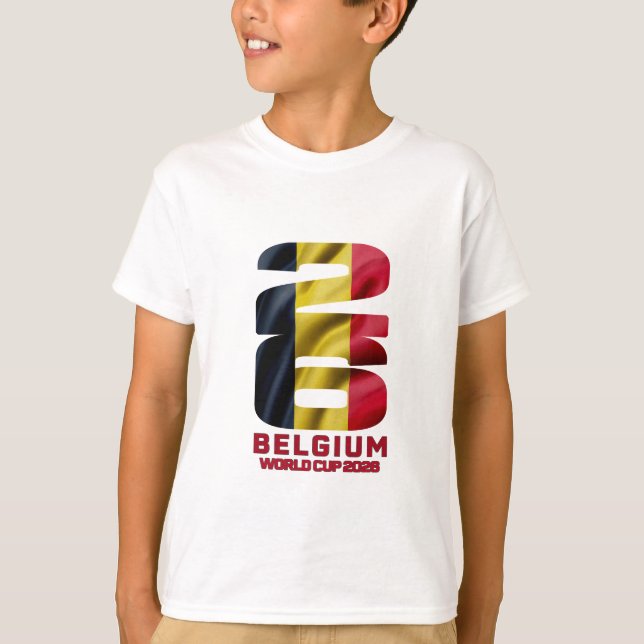 Belgien VM 2026 - Red Devils Fan T-Shirt (Framsida)