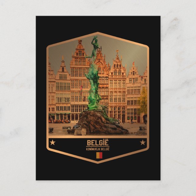 Belgien Vykort (Framsida)