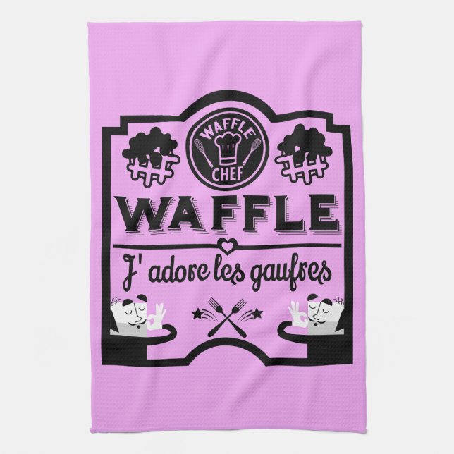 Belgien Waffles Kökshandduk (Vertikal)