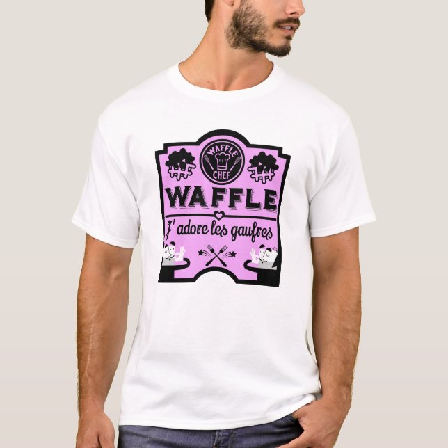 Belgien Waffles T Shirt (Framsida)