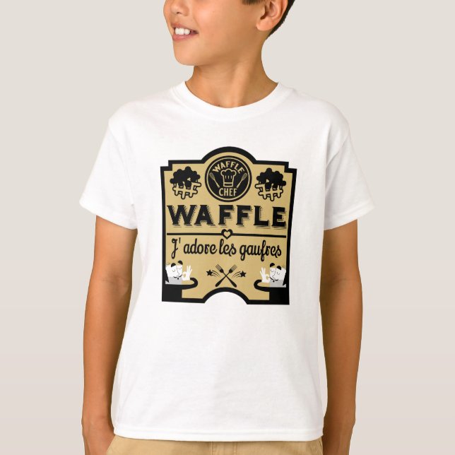 Belgien Waffles T Shirt (Framsida)